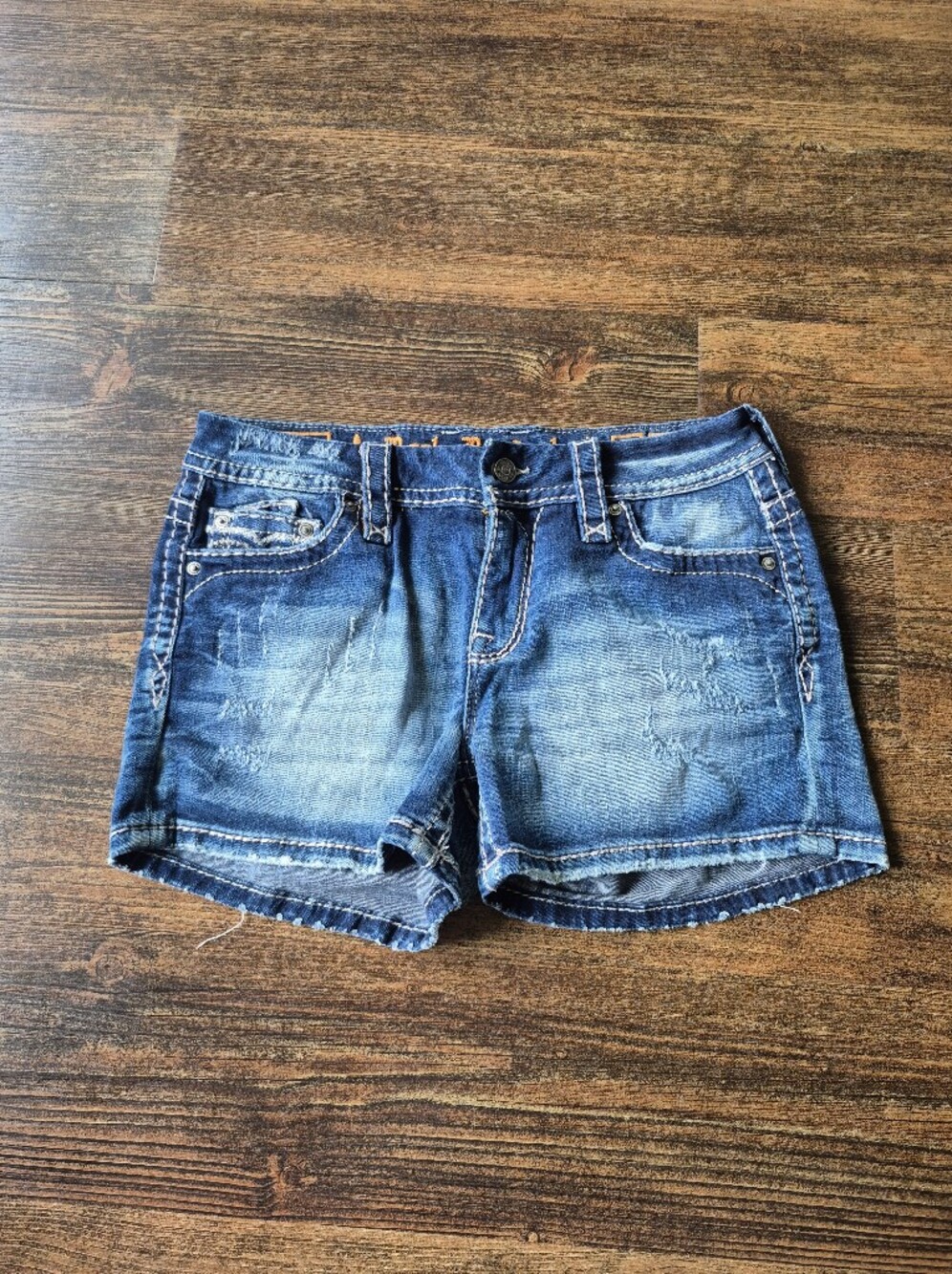 Rock Revival Magnor Easy Short Denim Size 27 Womens - Picture 2 of 9